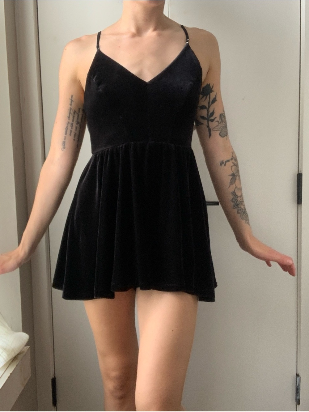 Silence + Noise Women's Black Playsuit-romper